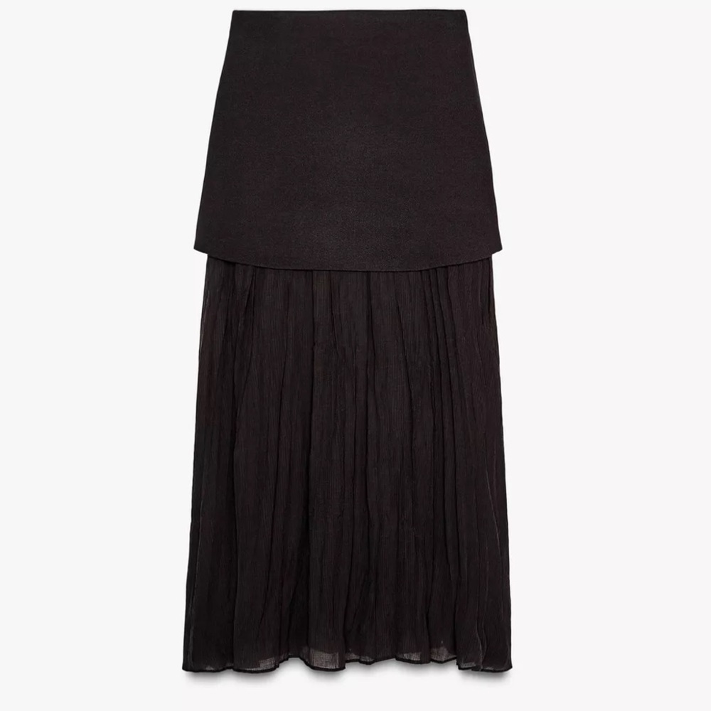 VIRAL NWT ZARA MIXED PLEATED KNIT SKIRT 
🚨PRICE FIRM NO DISCOUNT On THIS SKIRT - Picture 9 of 16